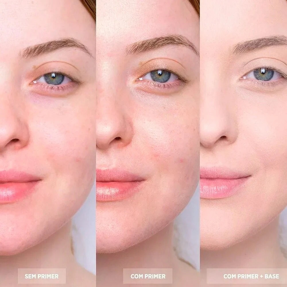 Primer Facial Max Love 3 em 1 – Hidrata, Prepara e Realça sua Pele