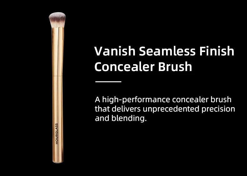 Kit de Pincéis HOURGLASS Complexion Essentials – Série Dragão com 3 Pincéis de Maquiagem, Caixa de Embalagem e Porta-Pincéis
