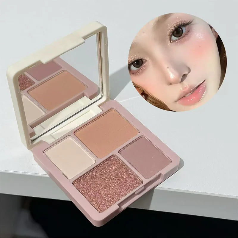 💄 Kit Completo de Maquiagem com 13 Itens: 4 Glosses Labiais, Óleo Labial, Creme Labial, Delineador, Máscara de Cílios, Caneta para Sobrancelhas, Blush, Iluminador, Paleta de Sombras e Pó Compacto. ✨