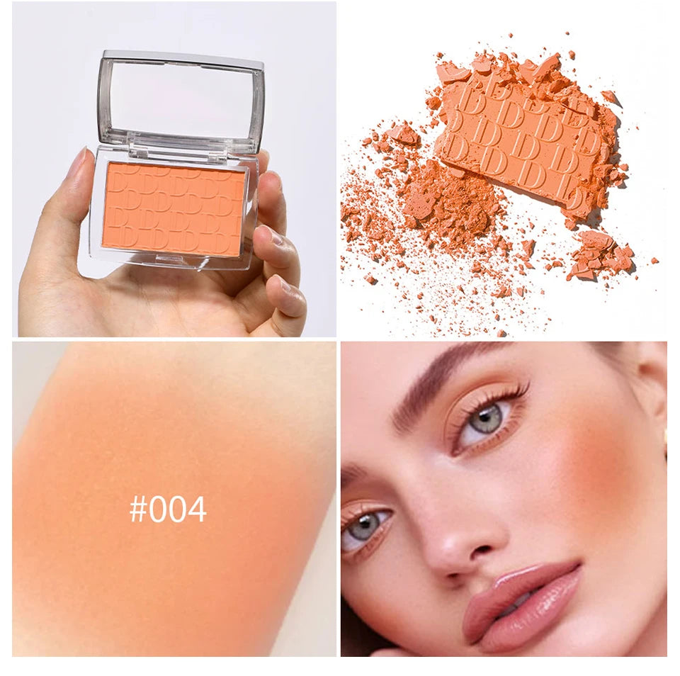 🌸 Blush Facial Matte Natural – Tint para as Bochechas com Efeito Iluminador, Tons Rosa e Vermelho, Contorno Facial e Maquiagem Suave