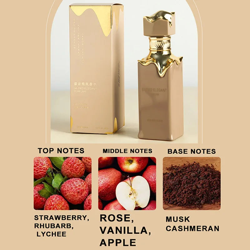 Perfume Árabe Feminino – Fragrância Doce de Baunilha, Sensual e Duradoura