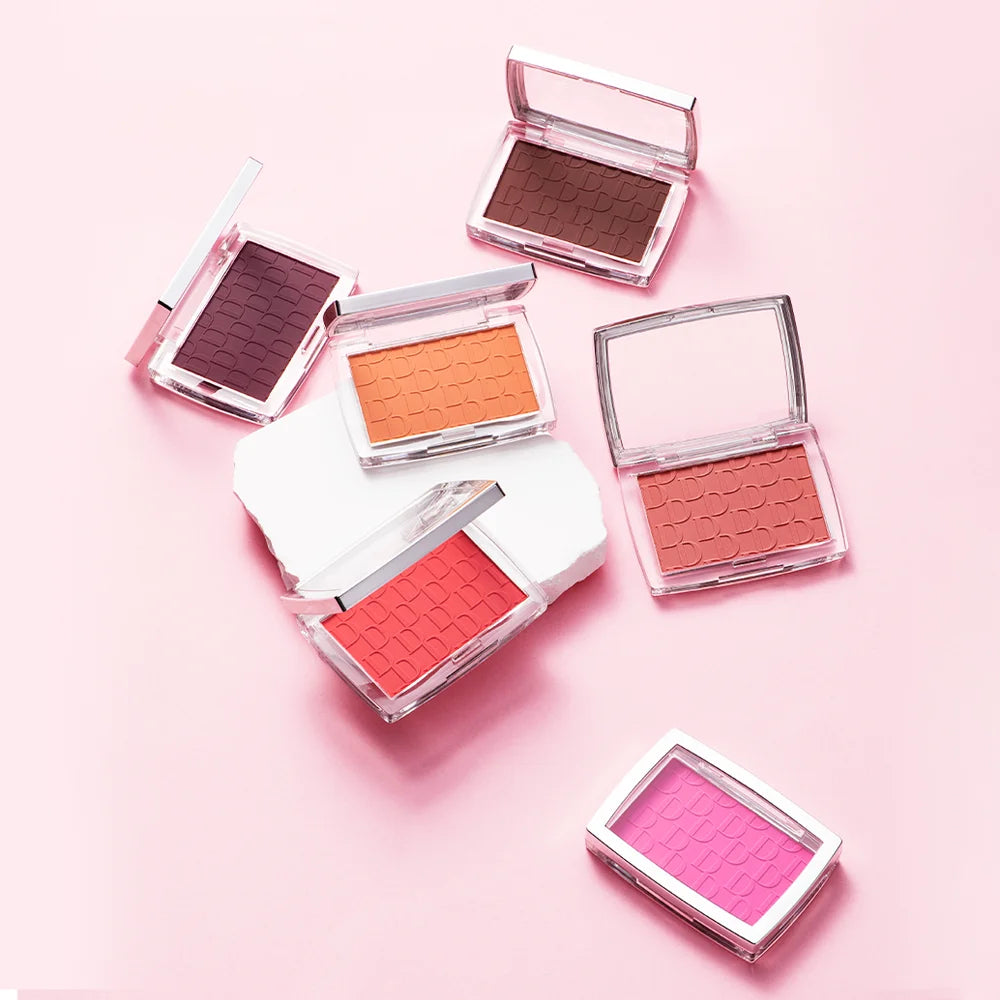 🌸 Blush Facial Matte Natural – Tint para as Bochechas com Efeito Iluminador, Tons Rosa e Vermelho, Contorno Facial e Maquiagem Suave