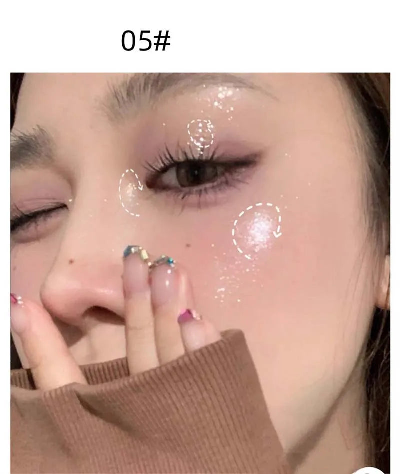 ✨ Sombra Líquida Perolada de Longa Duração