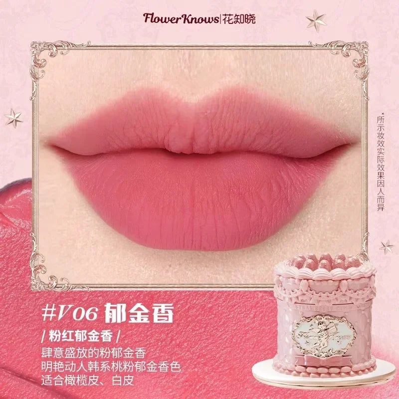 🍓✨ Flower Knows Strawberry Cupid Cake Lip Mud – 5ml