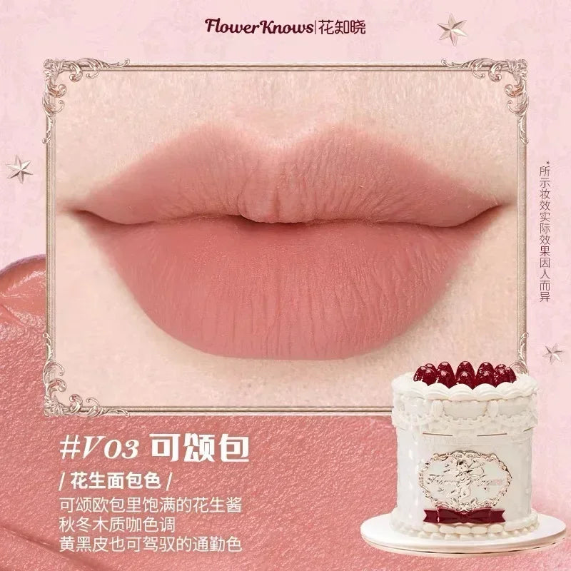🍓✨ Flower Knows Strawberry Cupid Cake Lip Mud – 5ml