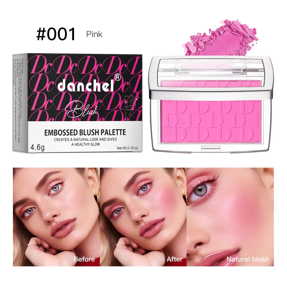 🌸 Blush Facial Matte Natural – Tint para as Bochechas com Efeito Iluminador, Tons Rosa e Vermelho, Contorno Facial e Maquiagem Suave