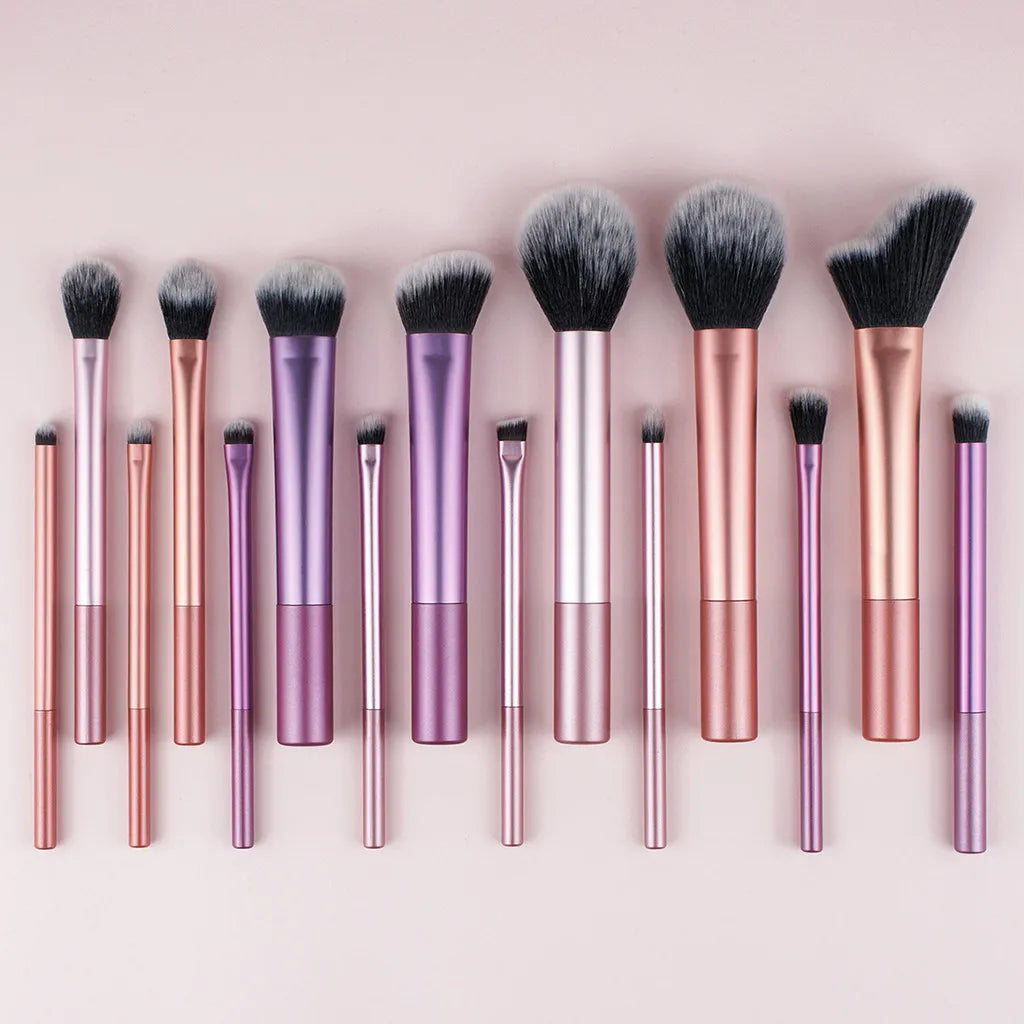 Kit de Pinceis de Beleira Profissionais com Design Ergonômico e Limpeza Facil Presente Perfeito para Amantes de Maquiagem
