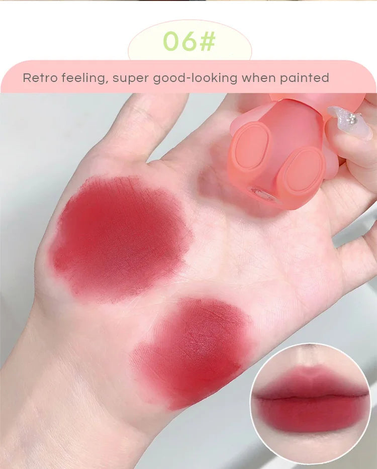 ✨ Gege Bear Rabbit Lip Glaze Matte Velvet