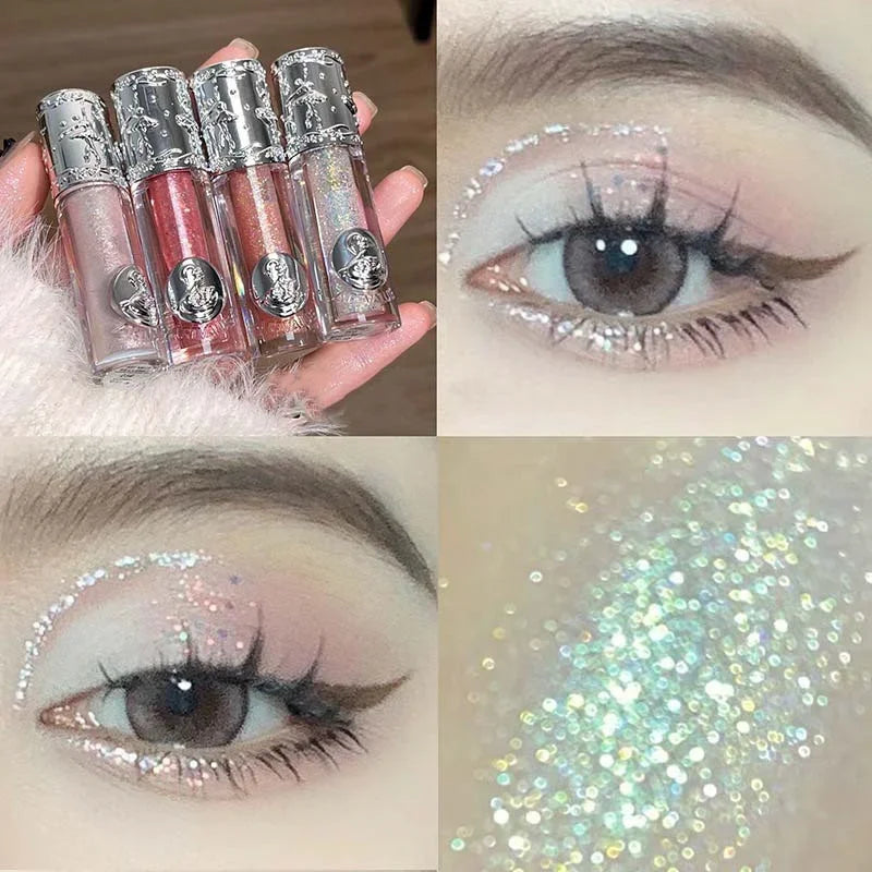 ✨ Sombra Líquida Perolada de Longa Duração
