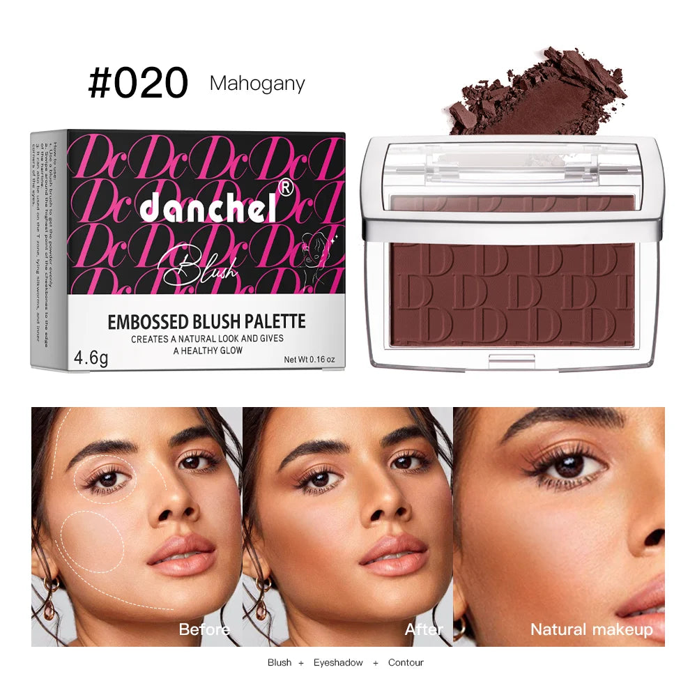 🌸 Blush Facial Matte Natural – Tint para as Bochechas com Efeito Iluminador, Tons Rosa e Vermelho, Contorno Facial e Maquiagem Suave