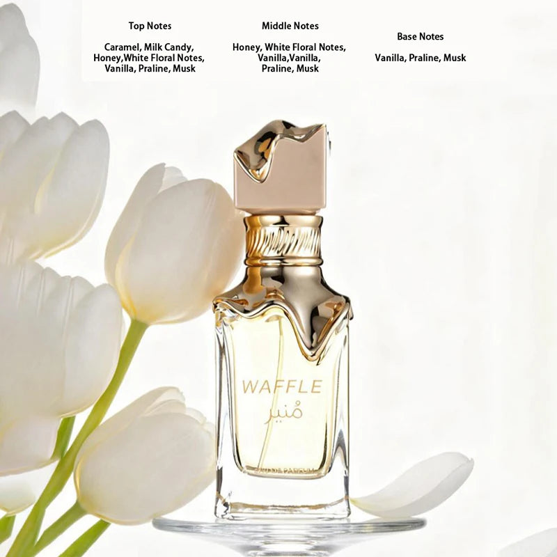 Perfume Árabe Feminino – Fragrância Doce de Baunilha, Sensual e Duradoura