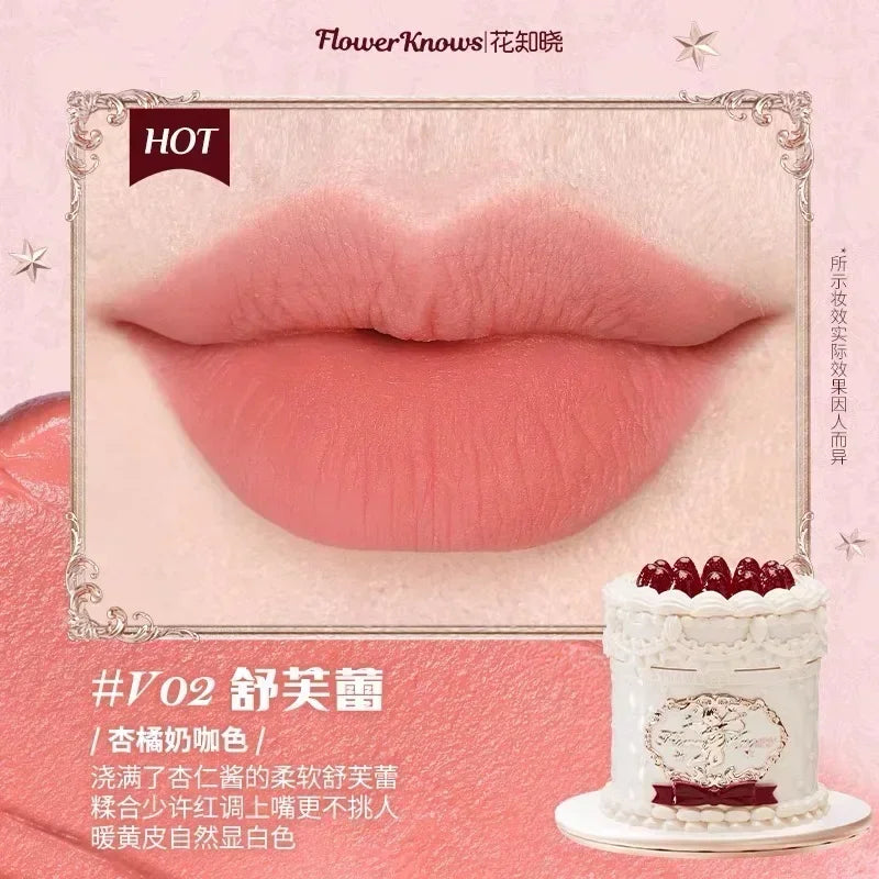 🍓✨ Flower Knows Strawberry Cupid Cake Lip Mud – 5ml