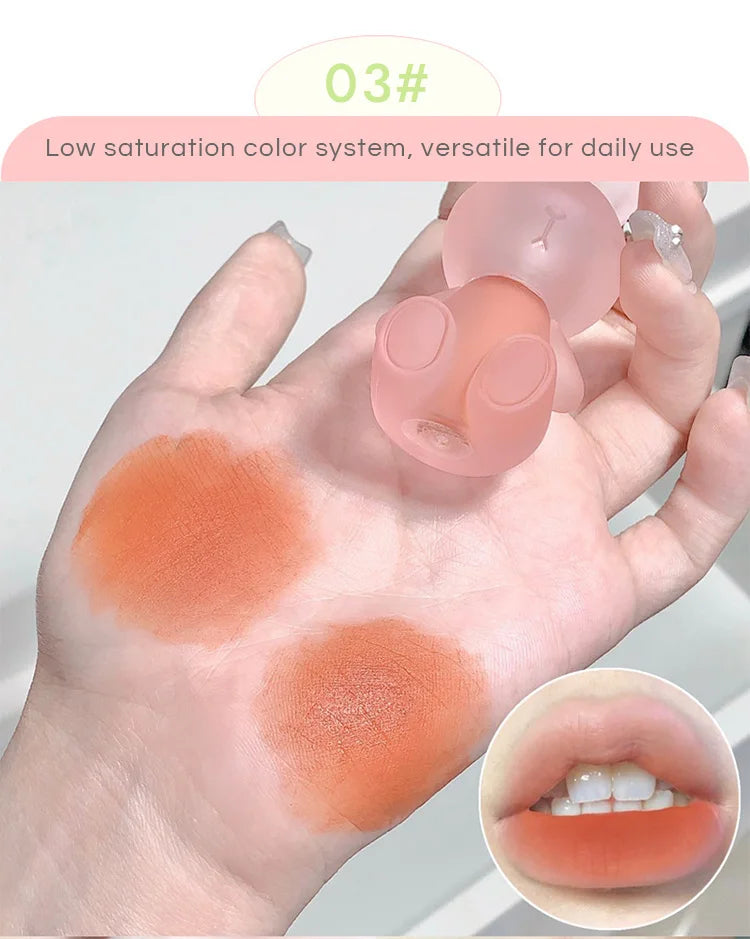 ✨ Gege Bear Rabbit Lip Glaze Matte Velvet