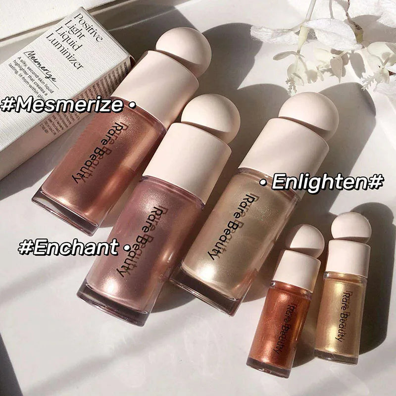 Iluminador e Blush Rare Beauty – Toque Sedoso e Luminoso