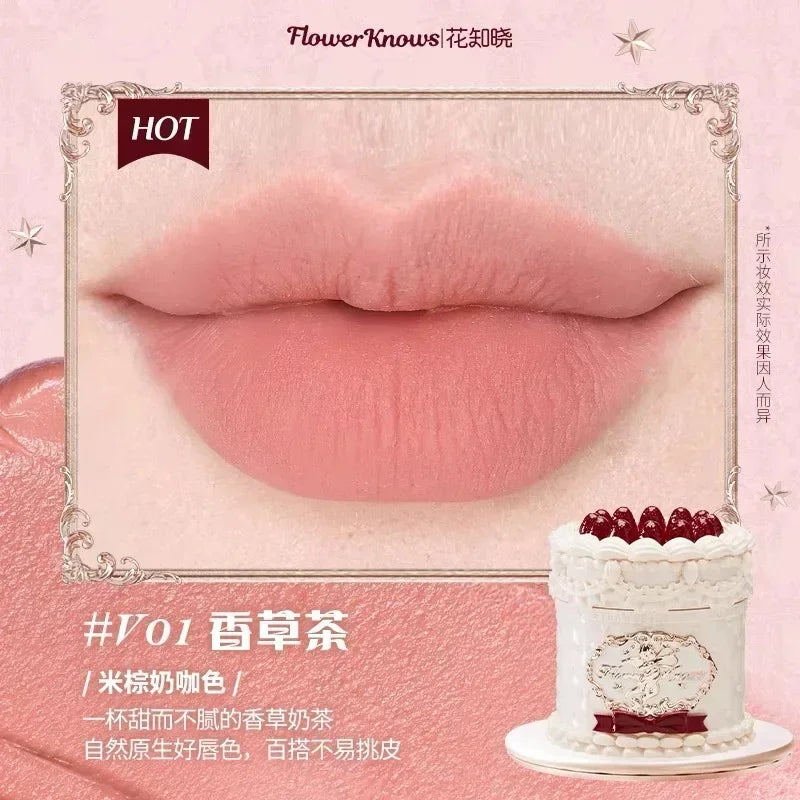 🍓✨ Flower Knows Strawberry Cupid Cake Lip Mud – 5ml