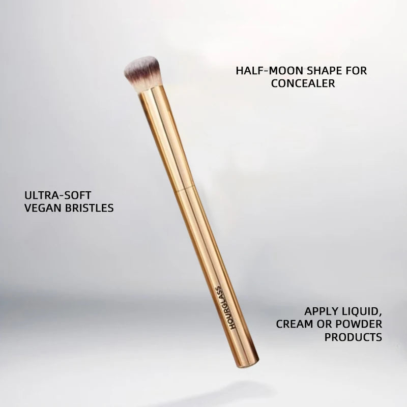 Kit de Pincéis HOURGLASS Complexion Essentials – Série Dragão com 3 Pincéis de Maquiagem, Caixa de Embalagem e Porta-Pincéis