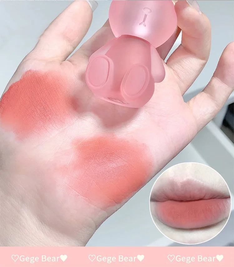 ✨ Gege Bear Rabbit Lip Glaze Matte Velvet