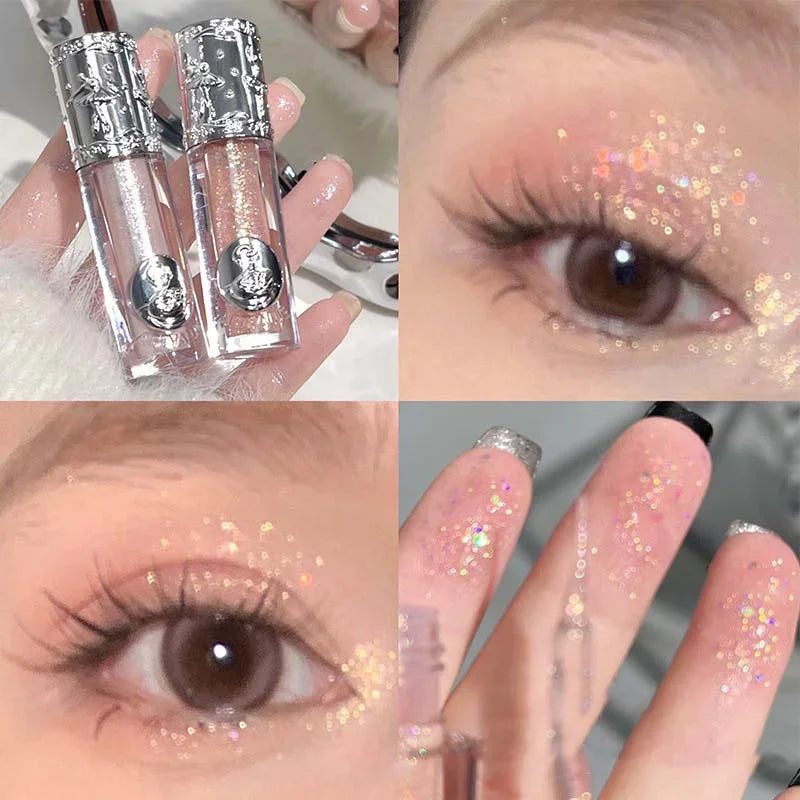 ✨ Sombra Líquida Perolada de Longa Duração