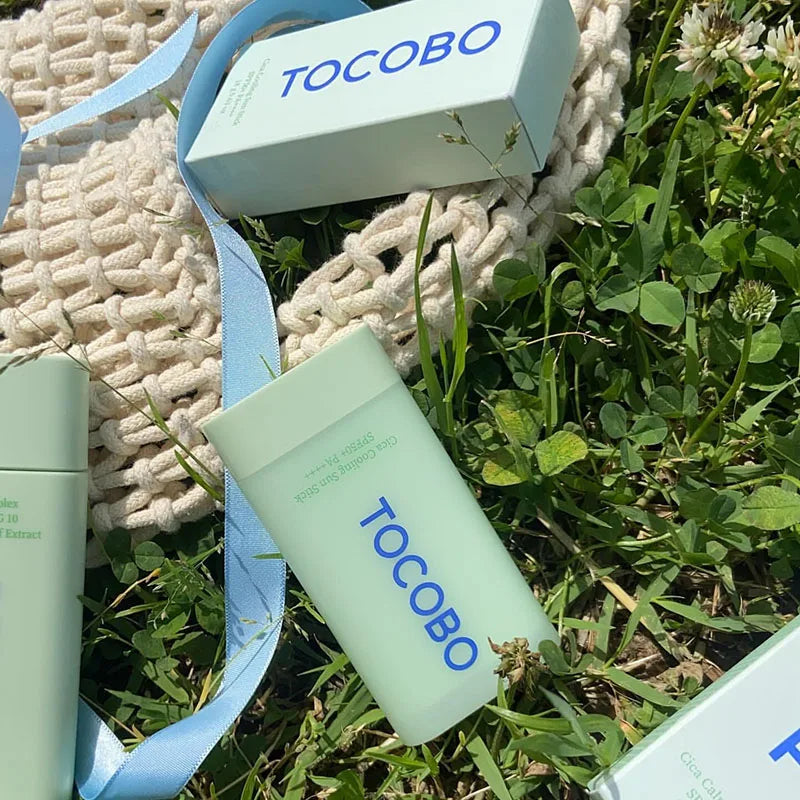 Protetor Solar em Bastão TOCOBO Smear – Refrescante, Hidratante, Controle de Oleosidade, Clareador e Proteção UV SPF 50+