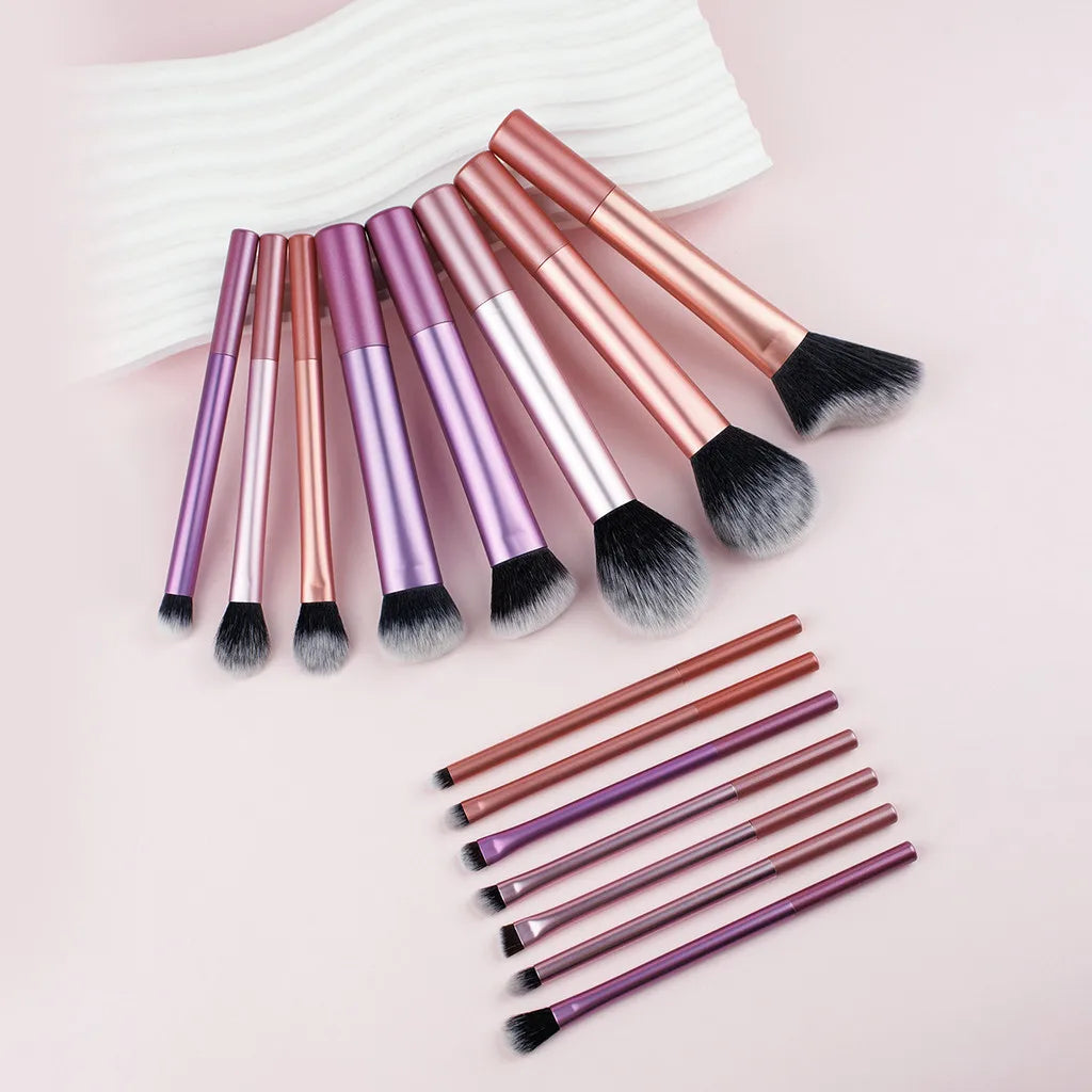 Kit de Pinceis de Beleira Profissionais com Design Ergonômico e Limpeza Facil Presente Perfeito para Amantes de Maquiagem