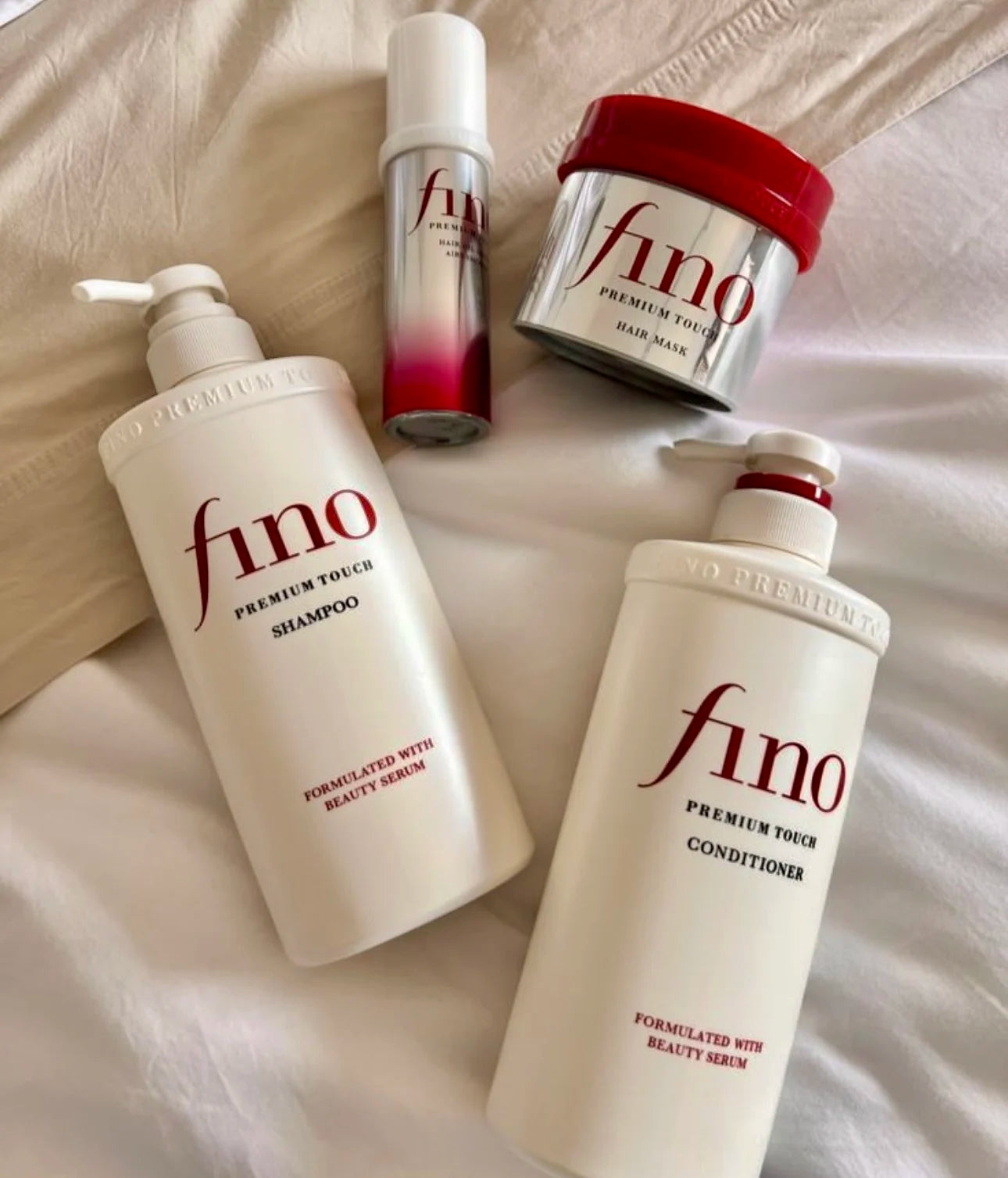 Kit Fino Premium Touch Series – Shampoo, Condicionador, Máscara e Óleo Capilar