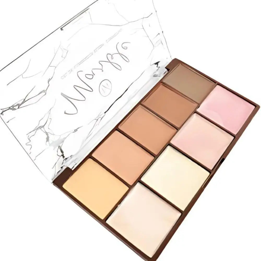 Paleta Marble My Life de Corretivo, Blush e Iluminador em Gel – MY8543