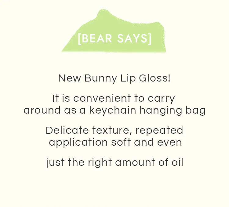 ✨ Gege Bear Rabbit Lip Glaze Matte Velvet