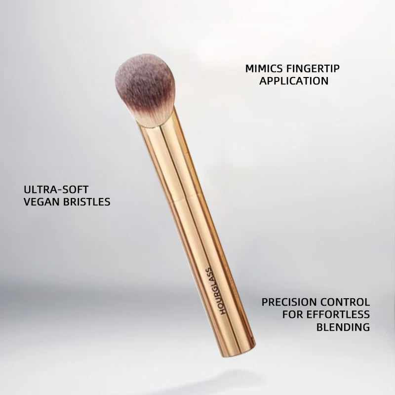 Kit de Pincéis HOURGLASS Complexion Essentials – Série Dragão com 3 Pincéis de Maquiagem, Caixa de Embalagem e Porta-Pincéis