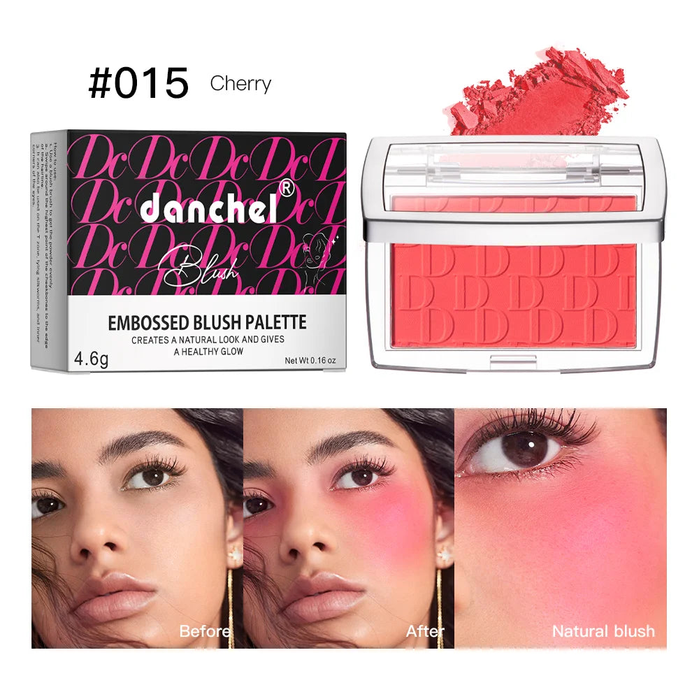 🌸 Blush Facial Matte Natural – Tint para as Bochechas com Efeito Iluminador, Tons Rosa e Vermelho, Contorno Facial e Maquiagem Suave