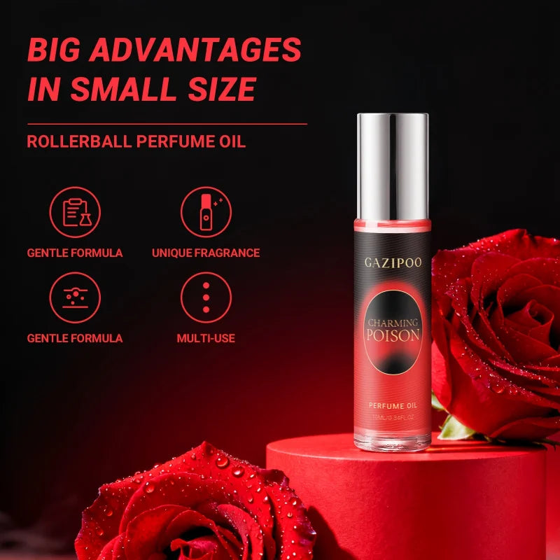 Óleo de Feromônio Roll-On Feminino 10ml – Fragrância Floral Refrescante e Duradoura