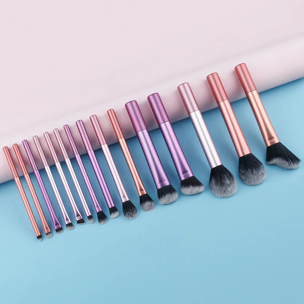 Kit de Pinceis de Beleira Profissionais com Design Ergonômico e Limpeza Facil Presente Perfeito para Amantes de Maquiagem