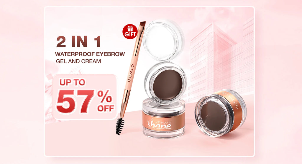 Máscara para Cílios O.TWO.O Preta 3D Silk Fiber – À Prova d’Água, Longa Duração, Alongamento, Volume e Curvatura para Maquiagem dos Olhos
