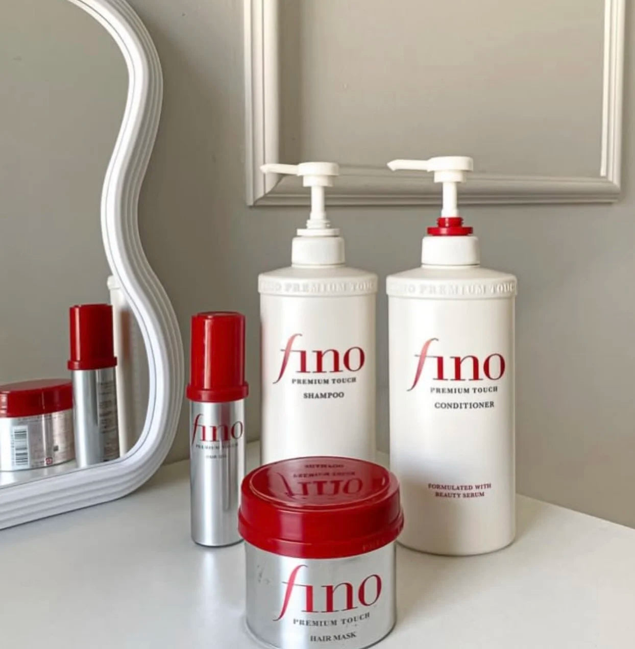Kit Fino Premium Touch Series – Shampoo, Condicionador, Máscara e Óleo Capilar