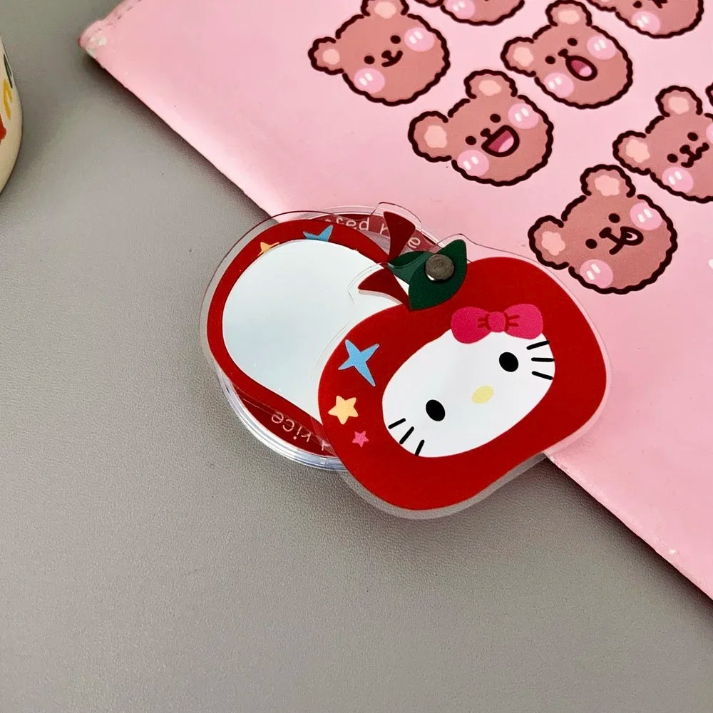 Suporte Magnético para Celular Hello Kitty Sanrio com Espelho – Compatível com MagSafe