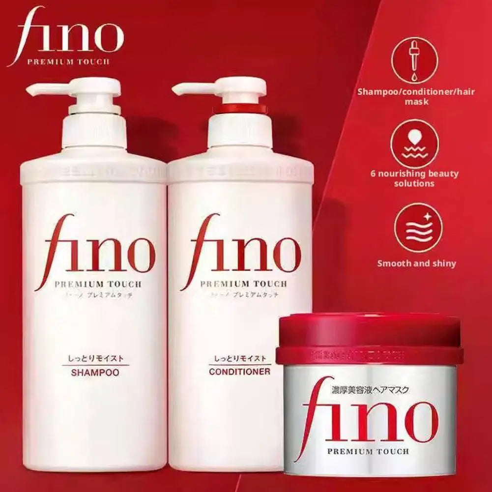 Kit Fino Premium Touch Series – Shampoo, Condicionador, Máscara e Óleo Capilar