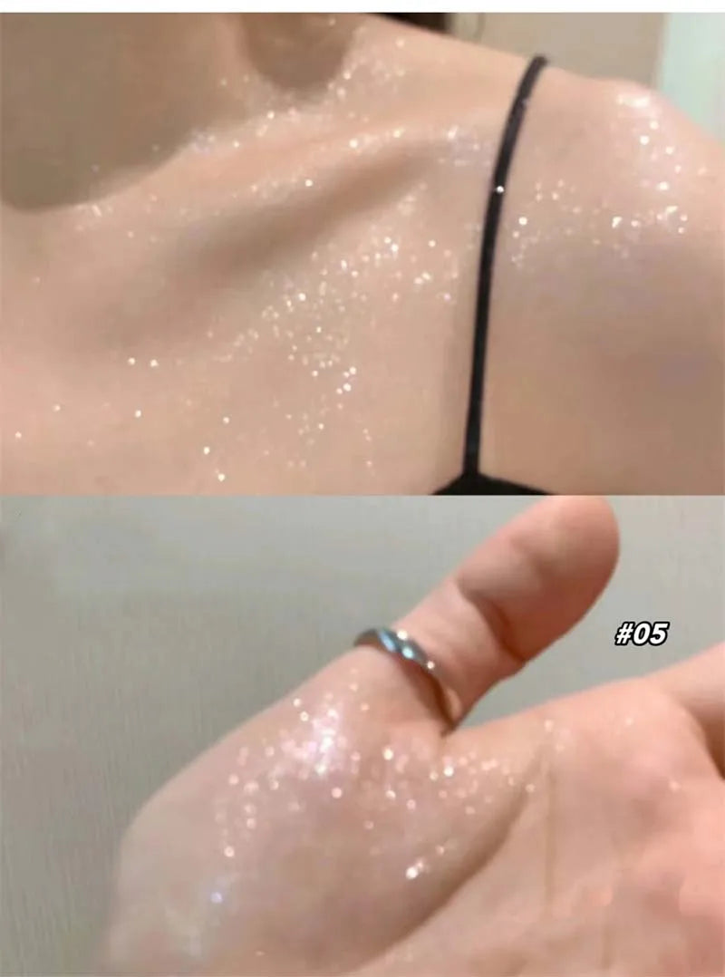 ✨ Sombra Líquida Perolada de Longa Duração