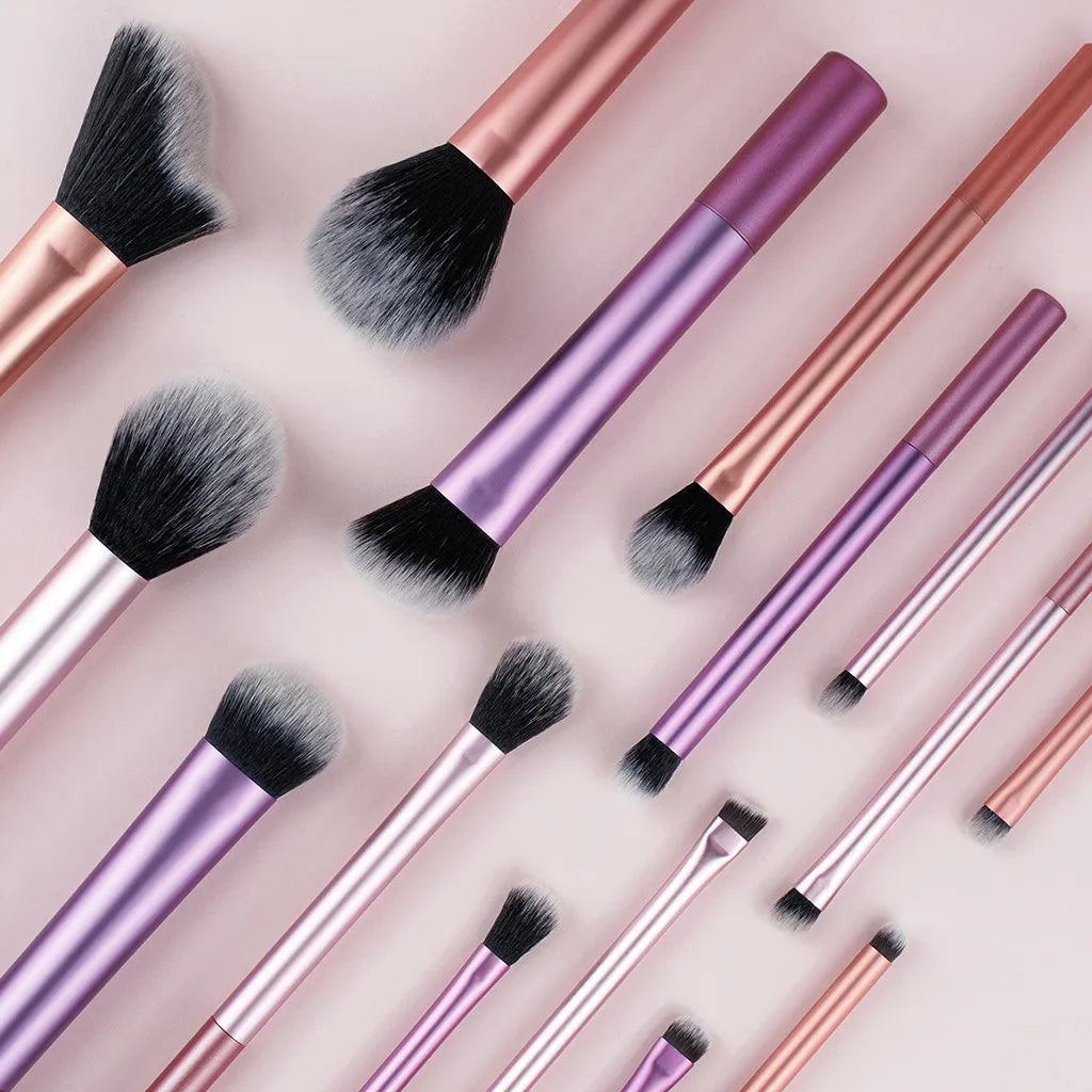 Kit de Pinceis de Beleira Profissionais com Design Ergonômico e Limpeza Facil Presente Perfeito para Amantes de Maquiagem