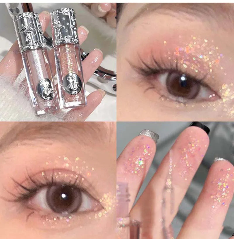 ✨ Sombra Líquida Perolada de Longa Duração