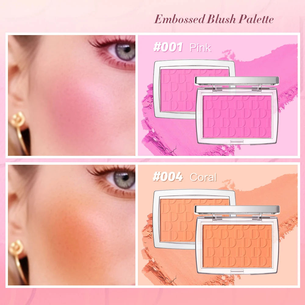 🌸 Blush Facial Matte Natural – Tint para as Bochechas com Efeito Iluminador, Tons Rosa e Vermelho, Contorno Facial e Maquiagem Suave
