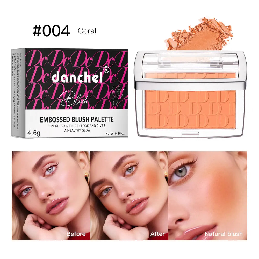 🌸 Blush Facial Matte Natural – Tint para as Bochechas com Efeito Iluminador, Tons Rosa e Vermelho, Contorno Facial e Maquiagem Suave