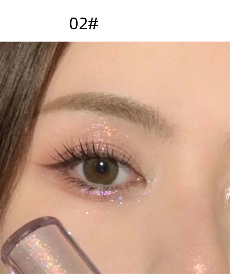 ✨ Sombra Líquida Perolada de Longa Duração