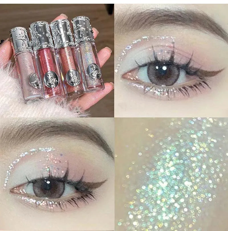✨ Sombra Líquida Perolada de Longa Duração