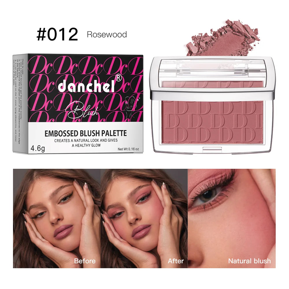 🌸 Blush Facial Matte Natural – Tint para as Bochechas com Efeito Iluminador, Tons Rosa e Vermelho, Contorno Facial e Maquiagem Suave