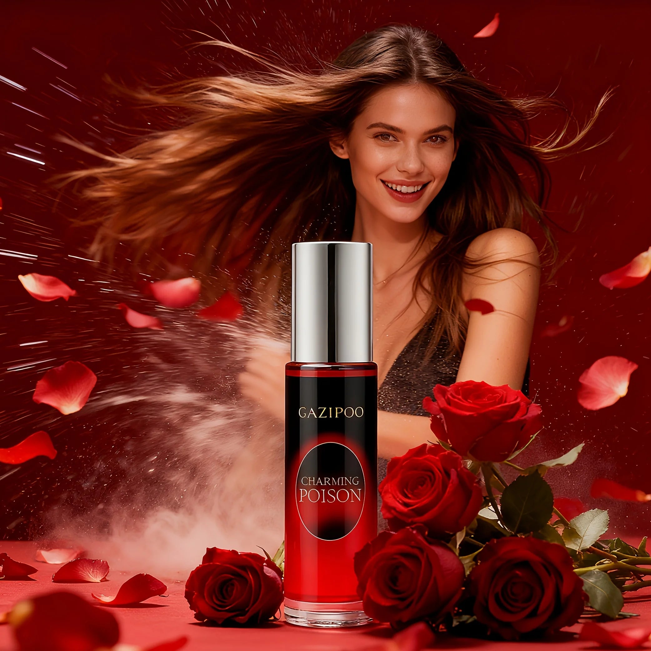 Óleo de Feromônio Roll-On Feminino 10ml – Fragrância Floral Refrescante e Duradoura